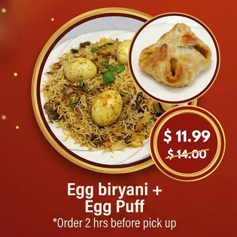 Egg biryani Combo