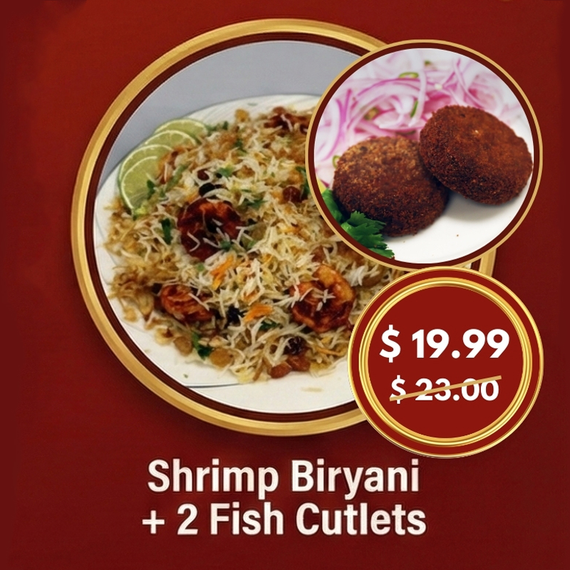 Shrimp Biryani Combo