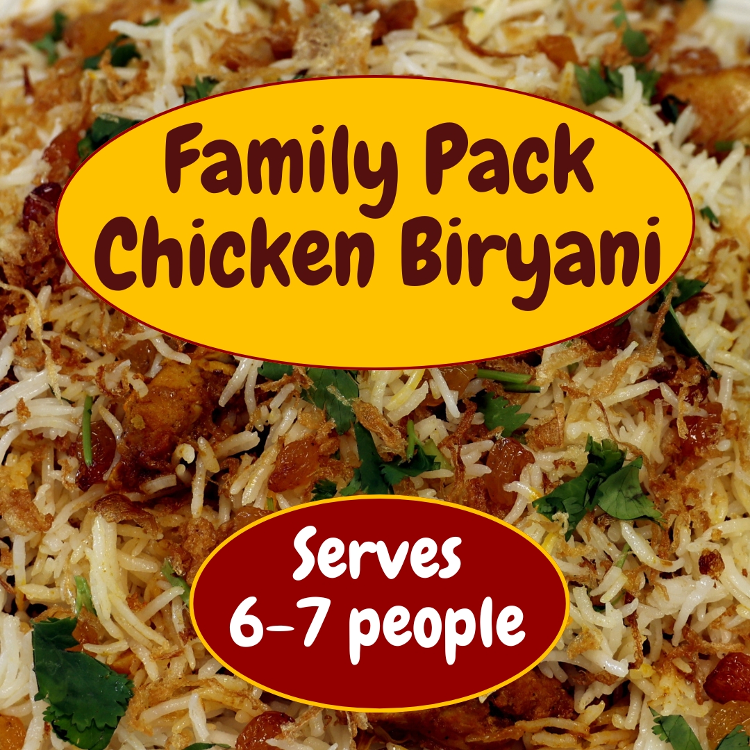 Copy of Copy of Family Pack Chicken Biryani $50